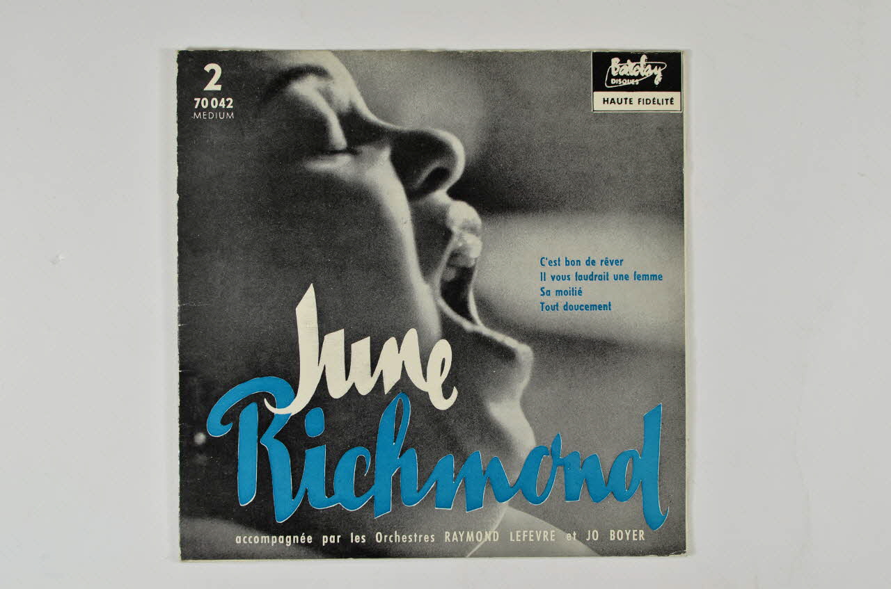 disque 45 tours Tout doucement 2001.69.16.1662.1-2 Photo Mucem