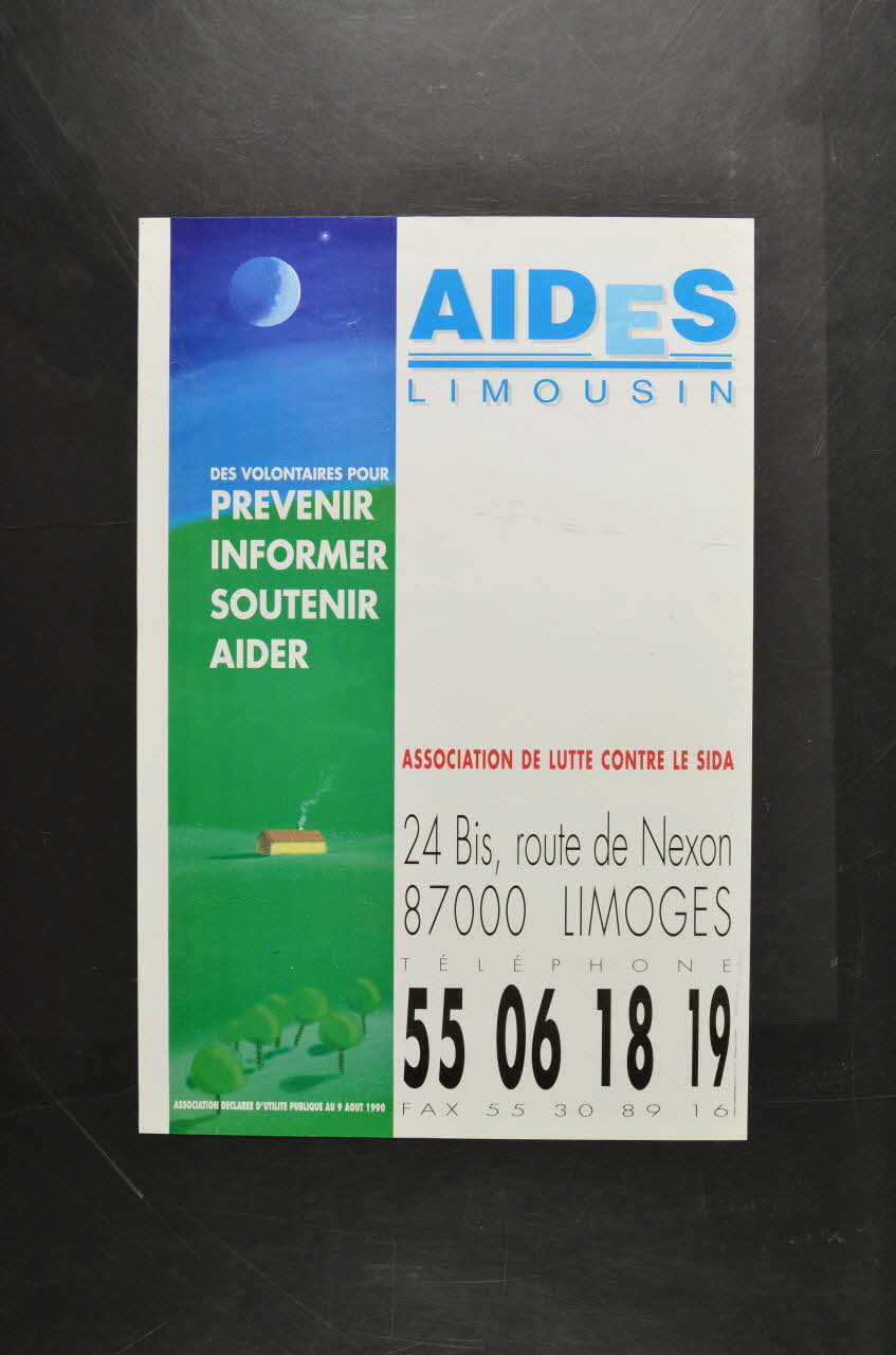 affiche "AIDES Limousin" 2002.127.174 Photo Mucem