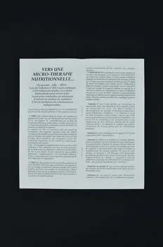 BROCHURE "VIH et nutrition" 3° édition France 1992/10 2002.127.19 Photo Mucem
