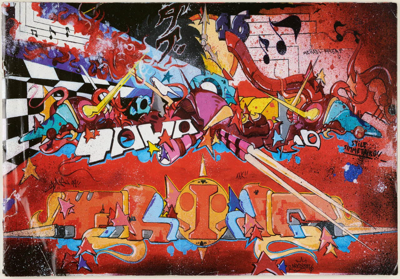 World tribe street wear ; KayOne magazine Tribe Hip Hop magazine, n°12 Lombardie, Italie 1999 2021.4.9 Photo Mucem / Marianne Kuhn