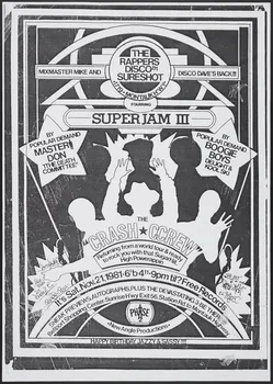 Phase 2 affiche Super Jam 3 New York, Etats-Unis 1980 2021.3.2  Photo Mucem / Marianne Kuhn