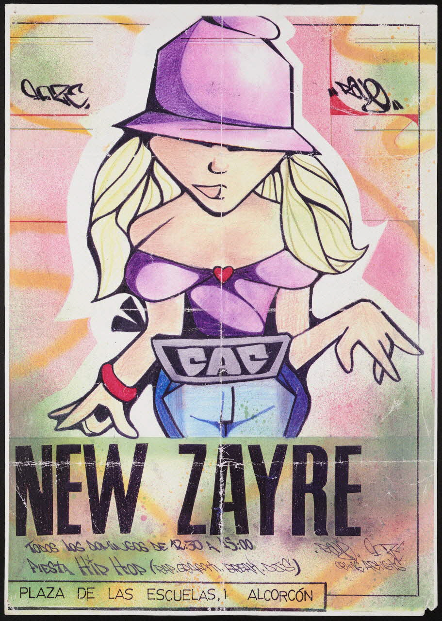 affiche Fiesta Hip Hop New Zayre 2018.25.7 Photo Mucem / Marianne Kuhn