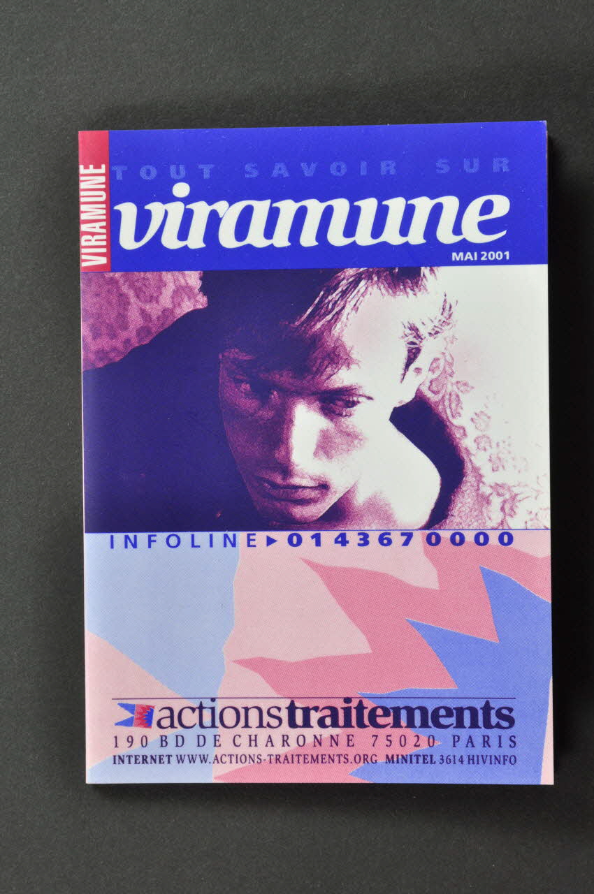 Actions Traitements Dépliant "Tout savoir sur Viramune". France 2001/5 2002.127.24 Photo Mucem