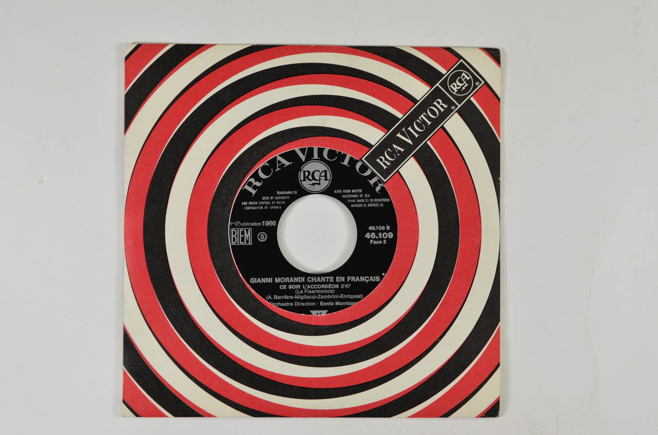 disque 45 tours Ce soir l'accordéon 2001.69.16.1782.1-2 Photo Mucem