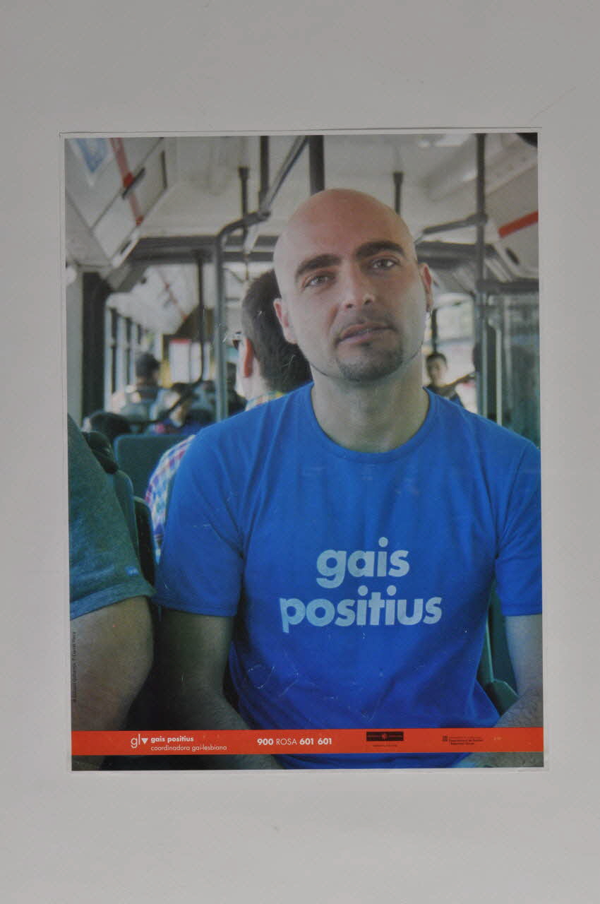 affichette "Gais positius" 2002.127.279 Photo Mucem