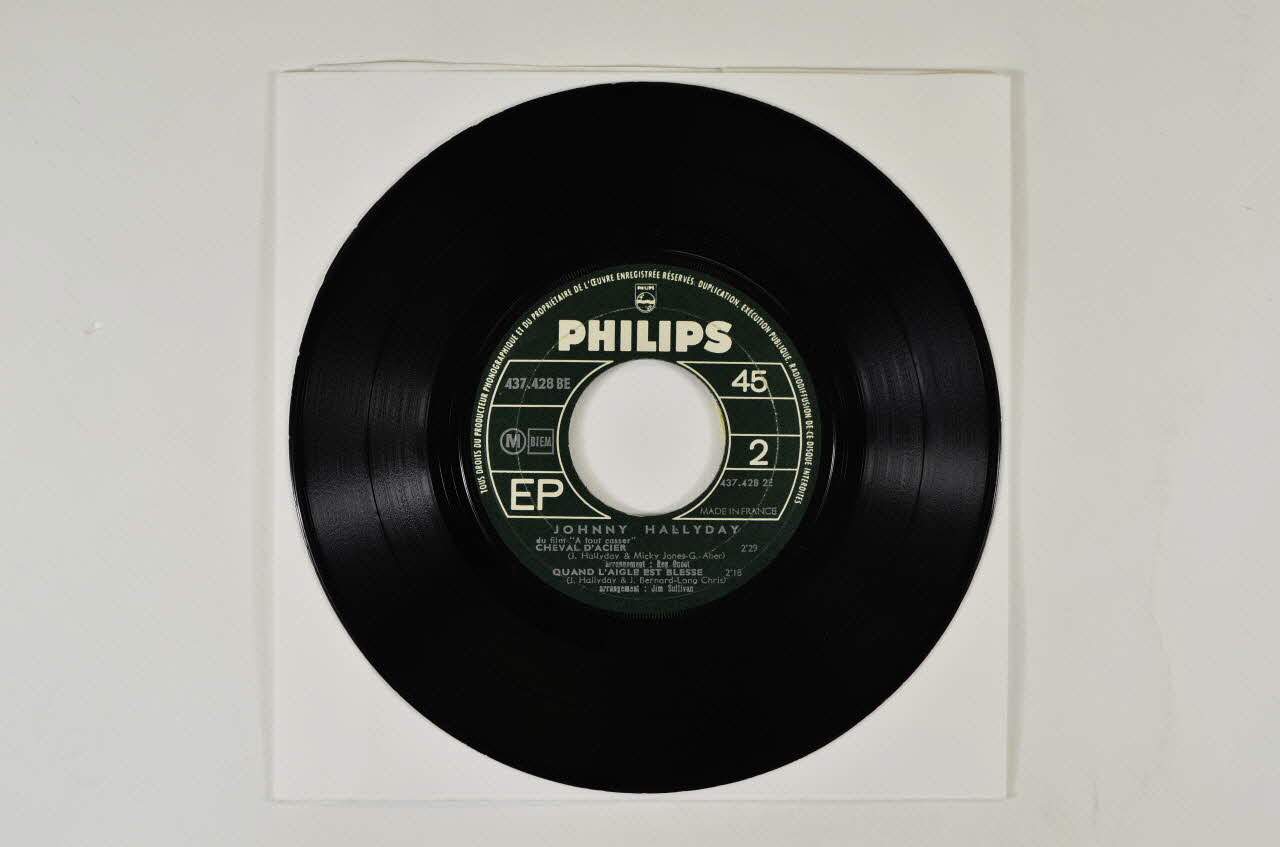 disque 45 tours Quand l'aigle est blessé 2001.69.16.1816 Photo Mucem