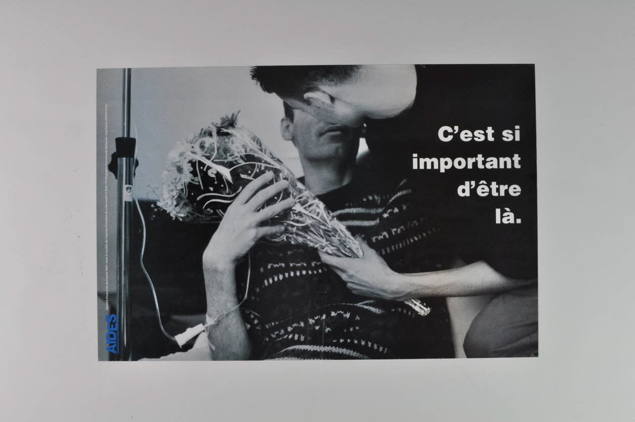 Aides Paris - Ile-de-France affiche "C'est si important d'être là" France 1994 2002.127.283 Photo Mucem