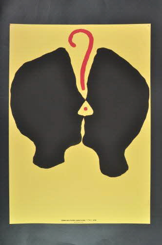 affiche Affiche "Images pour la lutte contre le sida", n°27  de Jean-Charles Blais France 1993 2002.127.318 Photo Mucem