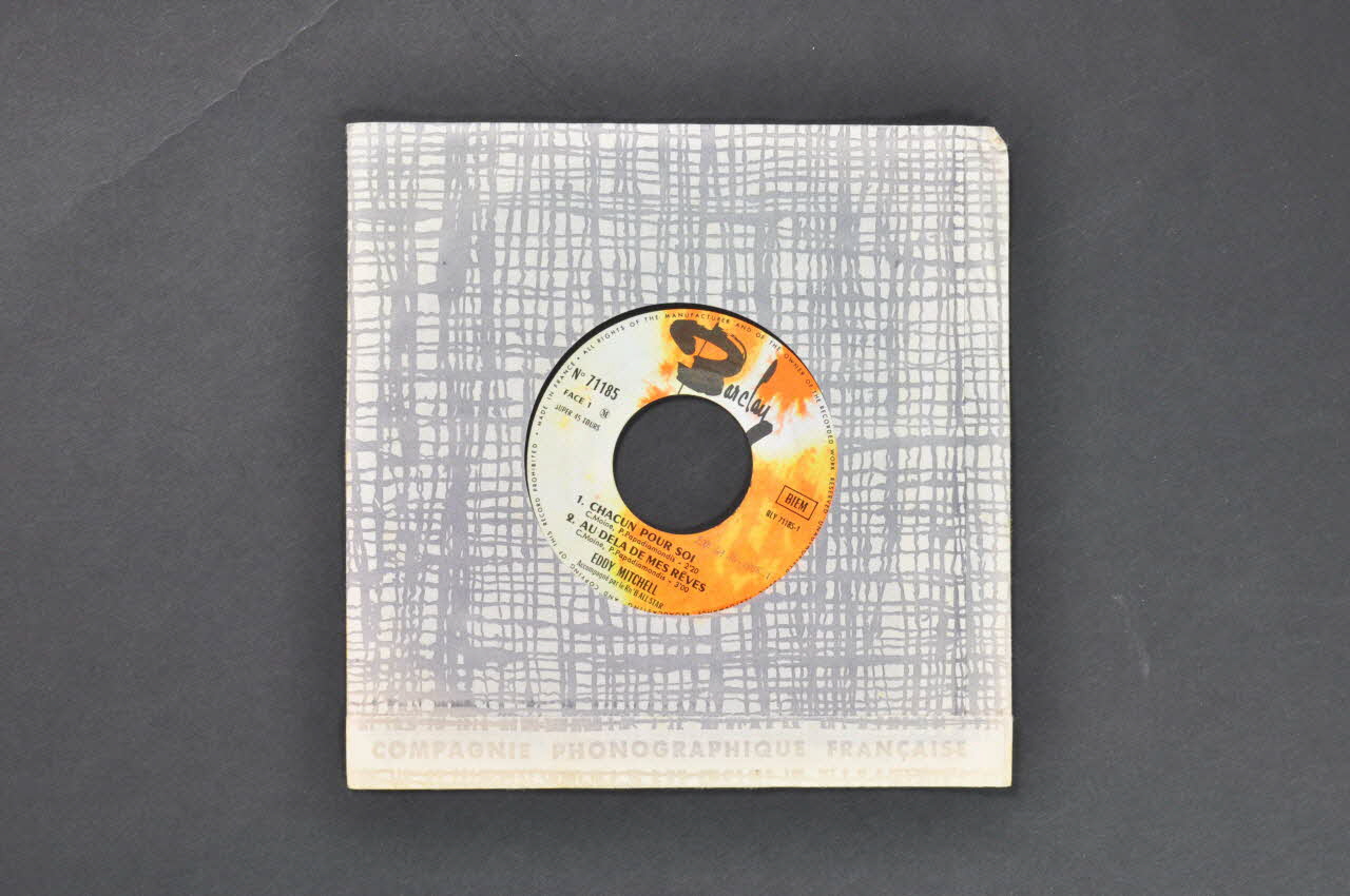 disque 45 tours Mes promesses 2001.69.16.1888.1-2 Photo Mucem