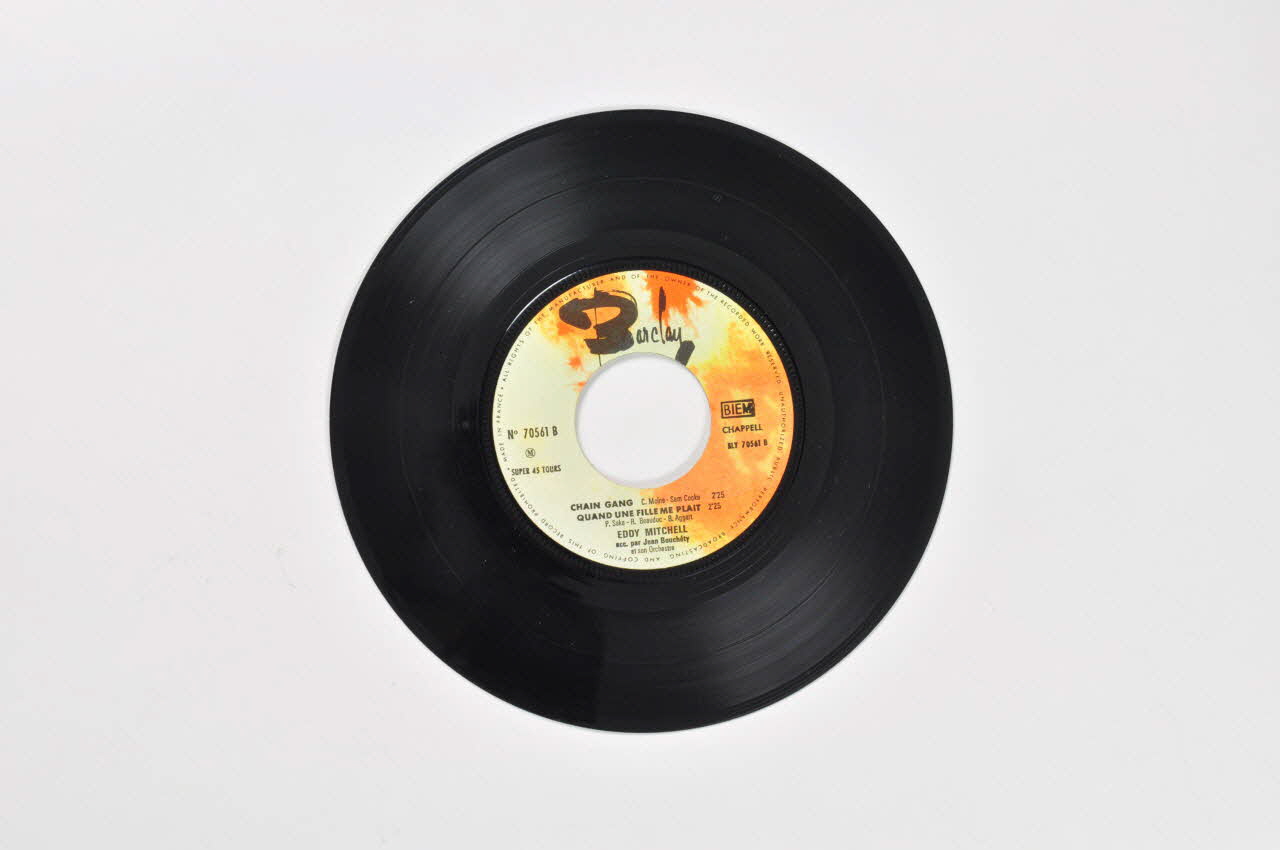 disque 45 tours Quand une fille me plait 2001.69.16.1891 Photo Mucem