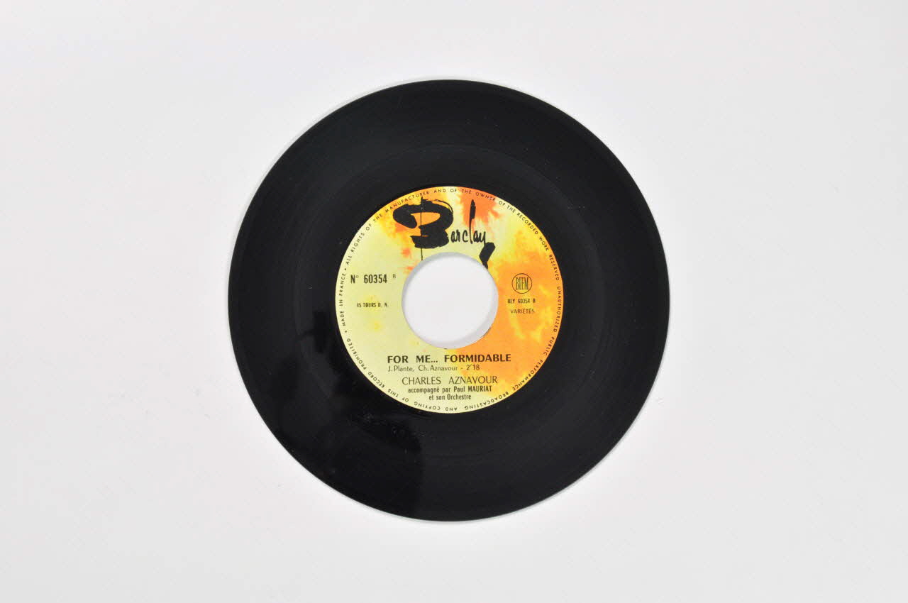 disque 45 tours Donne tes 16 ans 2001.69.16.1907 Photo Mucem