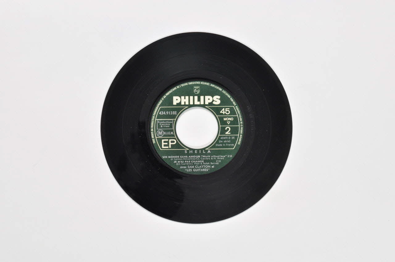 disque 45 tours Je n'ai pas changé 2001.69.16.1935 Photo Mucem