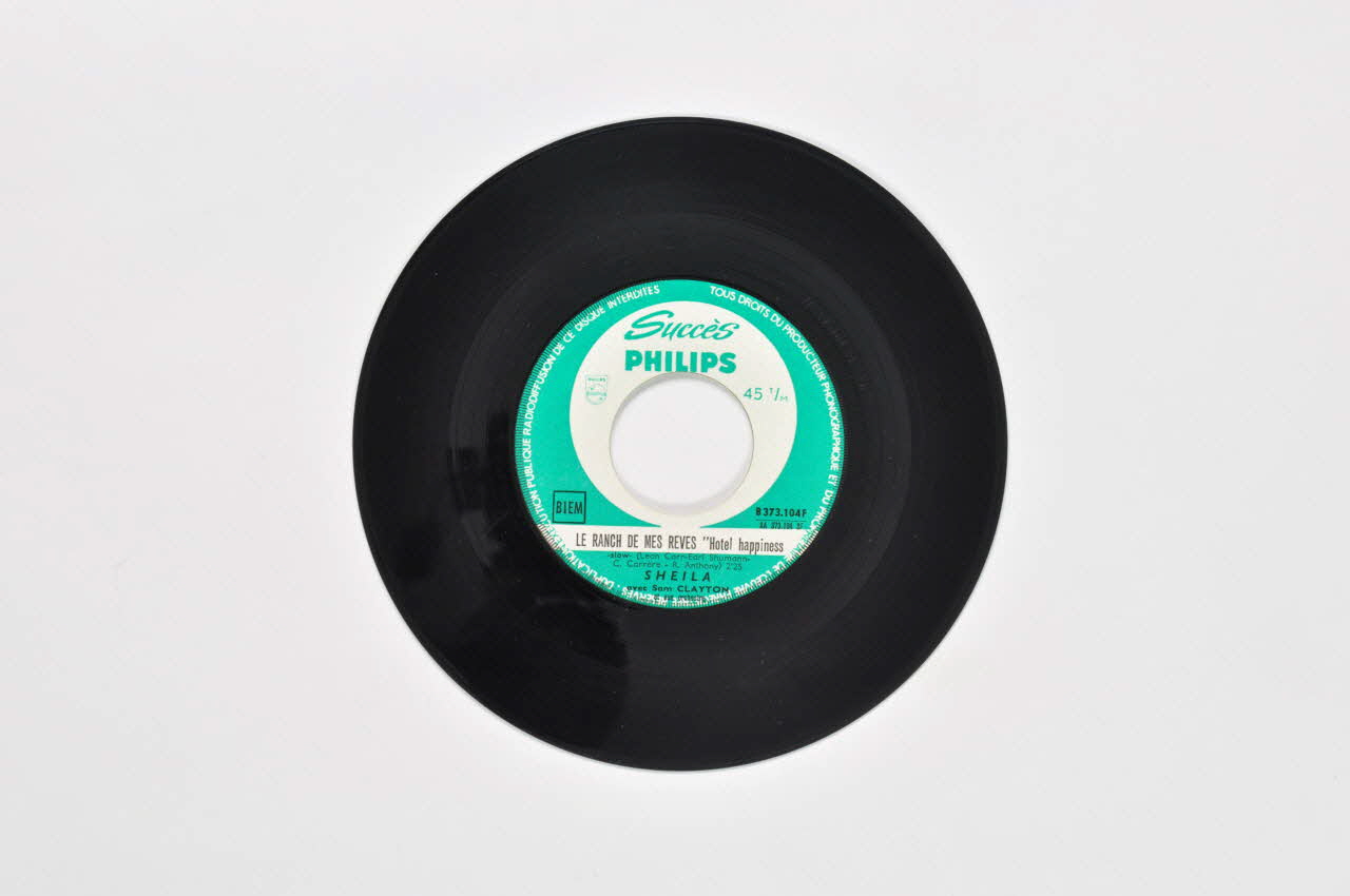disque 45 tours Le ranch de mes rêves 2001.69.16.1936 Photo Mucem