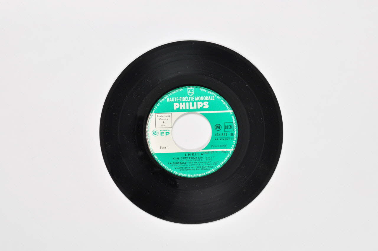 disque 45 tours Ami de mon enfance 2001.69.16.1942 Photo Mucem