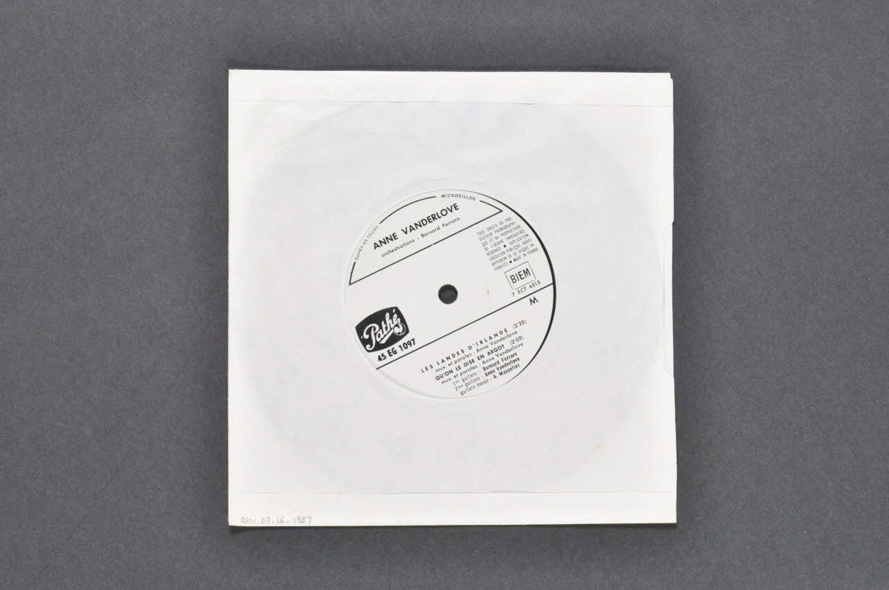 disque 45 tours Qu'on le dise en argot 2001.69.16.1987.1-2 Photo Mucem