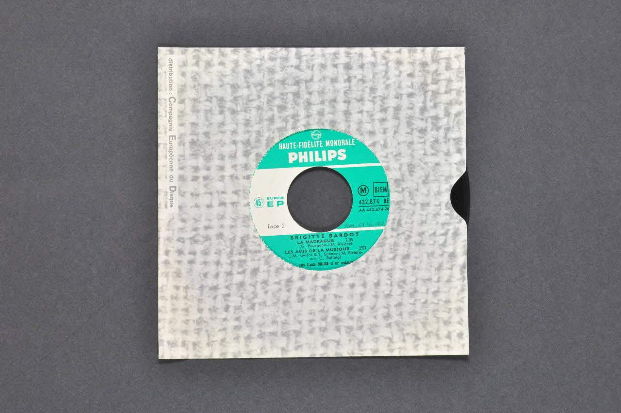 disque 45 tours Les amis de la musique 2001.69.16.1992.1-2 Photo Mucem