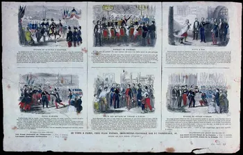 Plon Frères à compartiments (3x2) Scènes historiques avec Louis-Napoléon France 1848-1852 1946.106.33 Photo