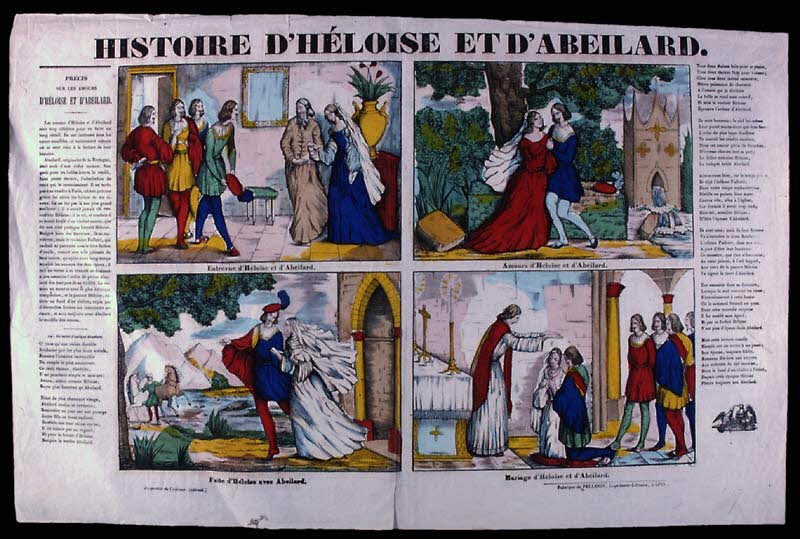 Pellerin à compartiments (2x2) HISTOIRE D'HELOISE ET D'ABEILARD. Lorraine, France 1835 1950.39.2385 Photo