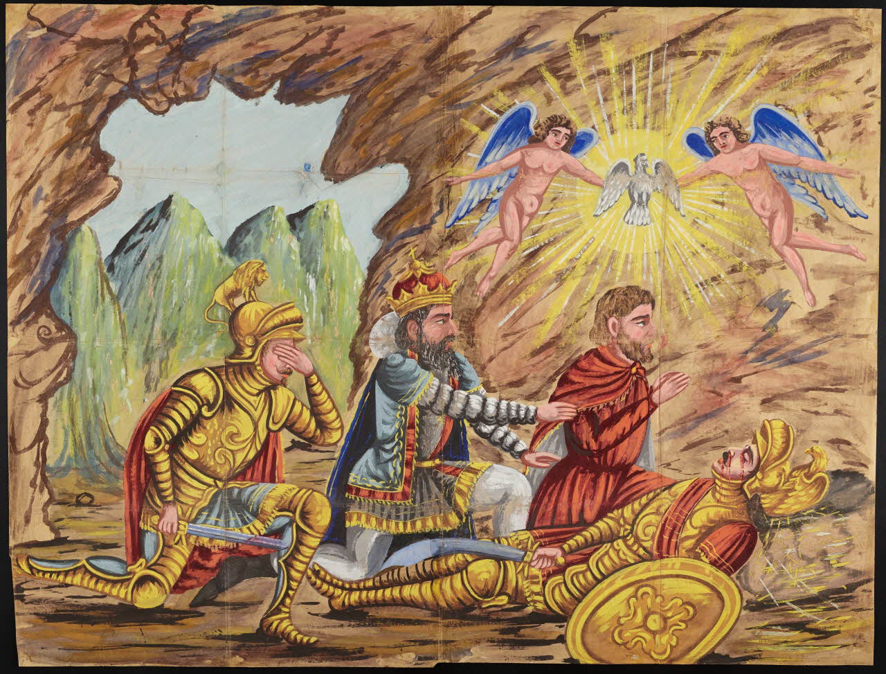 affiche La morte della regina Beatella Sicile, Italie 1938-1942 2014.15.1.1-2 Photo Mucem / Marianne Kuhn