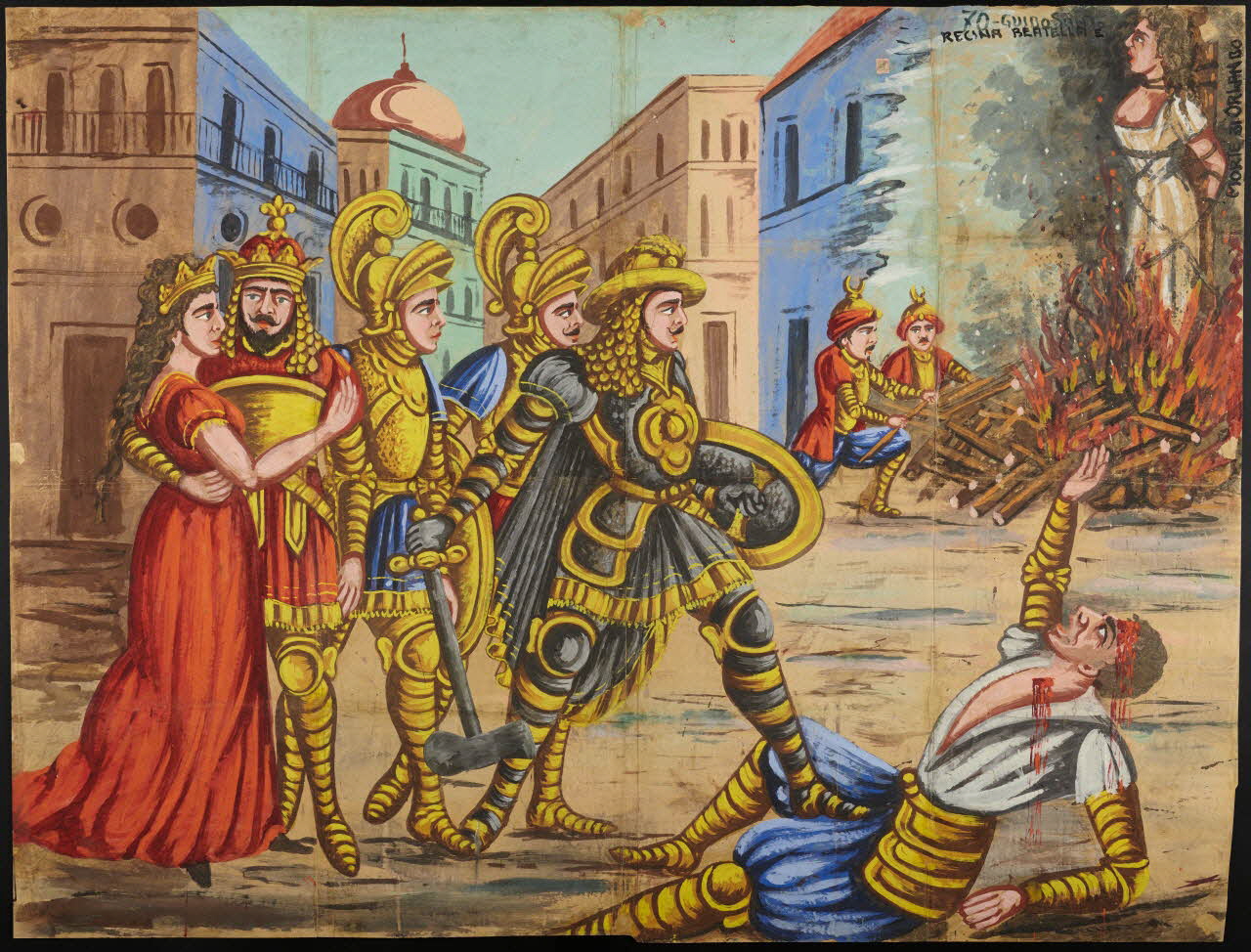 affiche La morte della regina Beatella Sicile, Italie 1938-1942 2014.15.1.2-2 Photo Mucem / Marianne Kuhn