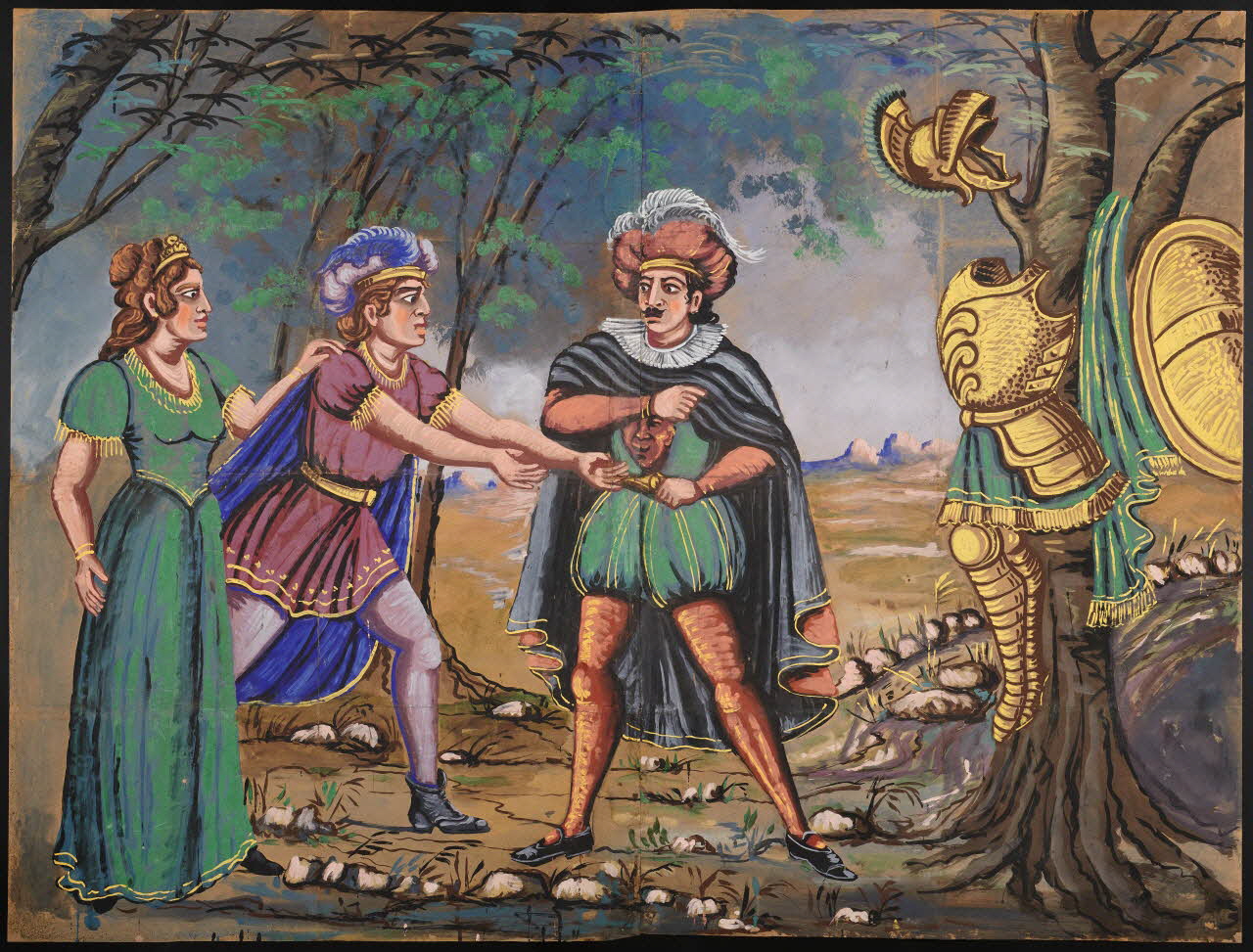 Carmelo Laudani affiche Rinaldo prende le armi Sicile, Italie 1938-1942 2014.15.6 Photo Mucem / Marianne Kuhn