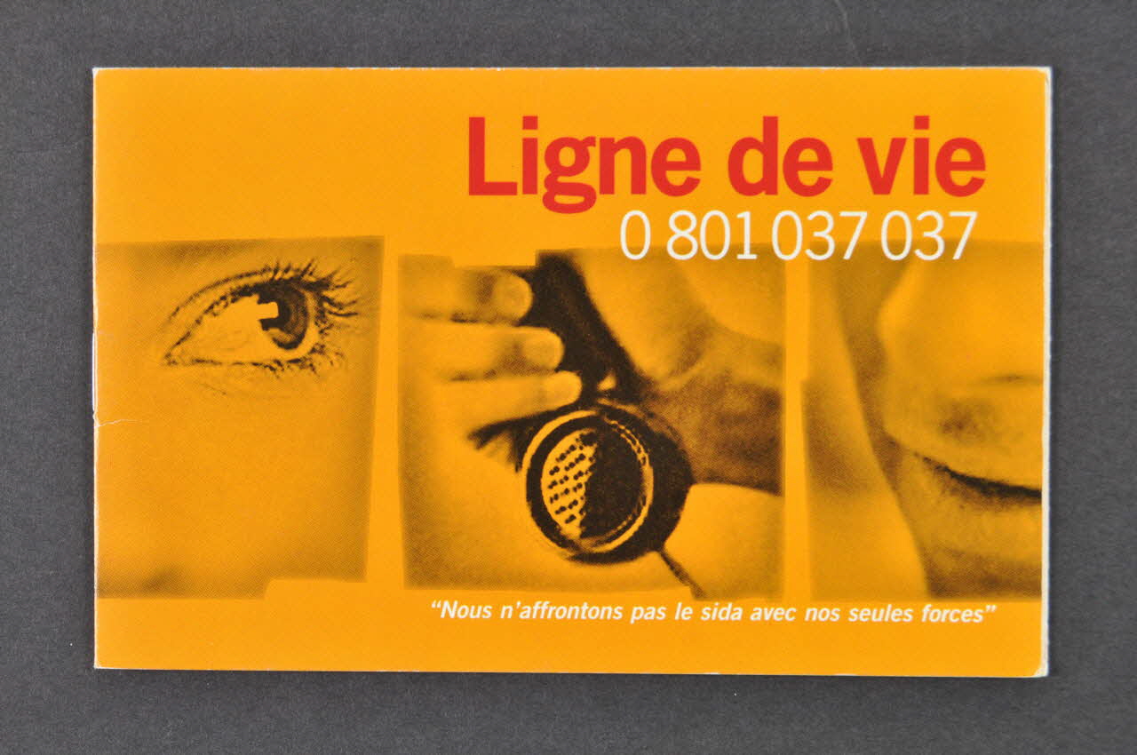 BROCHURE "Ligne de vie / Des hommes et des femmes à votre écoute." 2002.127.51 Photo Mucem