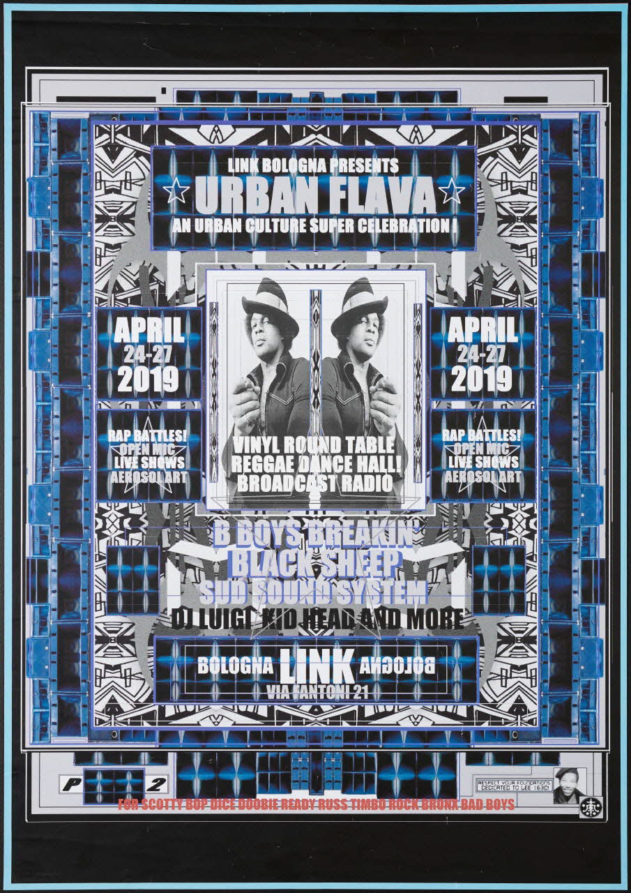 Phase 2 affiche Urban Flava; An Urban Culture Super Celebration New York, Etats-Unis 2019 2021.3.6 Photo Mucem / Marianne Kuhn