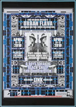 Phase 2 affiche Urban Flava; An Urban Culture Super Celebration New York, Etats-Unis 2019 2021.3.6  Photo Mucem / Marianne Kuhn