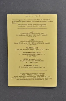 Association Accueil Rencontres Information BROCHURE "VIH Sida ... Lesbiennes protégez vous ! " France 1996 2002.127.57  Photo Mucem