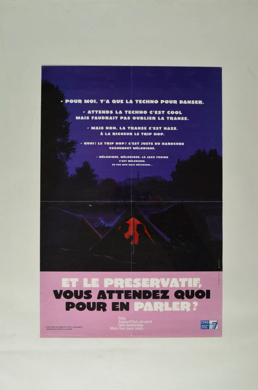 Ministère de l'Emploi et de la Solidarité affiche France 1998 2002.127.63 Photo Mucem