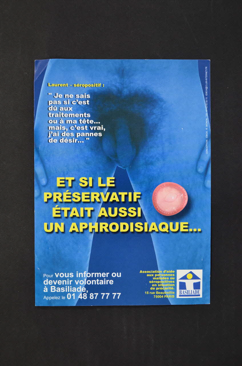 tract "Et si le préservatif était aussi un aphrodisiaque..." 2002.127.71 Photo Mucem