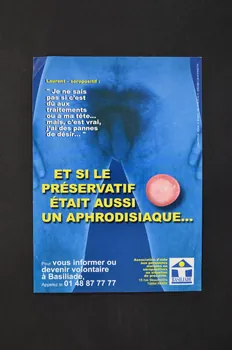 tract "Et si le préservatif était aussi un aphrodisiaque..." 2002.127.71  Photo Mucem