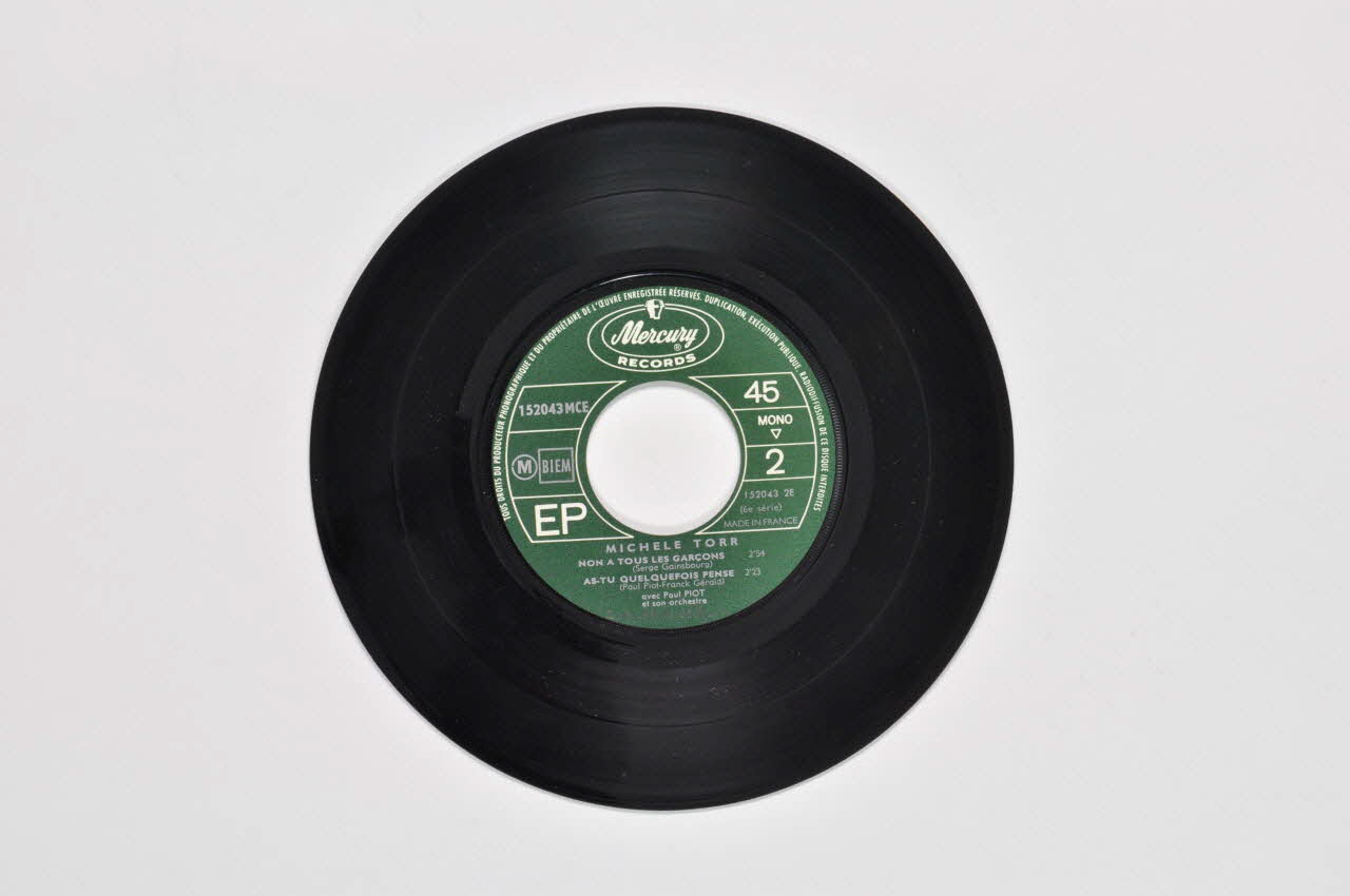 disque 45 tours As-tu quelquefois pensé 2001.69.16.2081 Photo Mucem