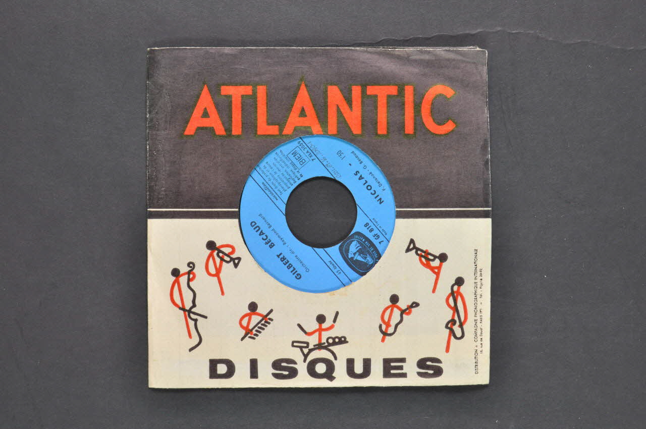 disque 45 tours Sur la plus haute colline 2001.69.16.2090.1-2 Photo Mucem