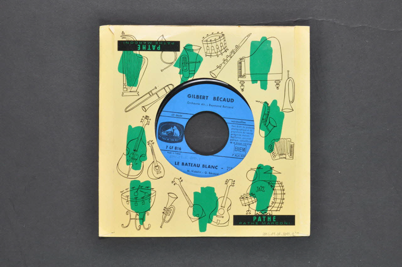 disque 45 tours Si je m'en reviens au pays 2001.69.16.2091.1-2 Photo Mucem