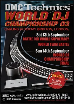 affiche DMC Technics World DJ Championship 03 2018.10.1 Photo Mucem / Marianne Kuhn