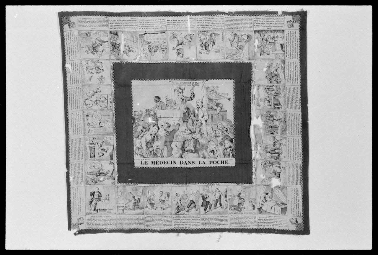 Alain Guey photographie "Le médecin dans la poche". Mouchoir de Rouen France 1975 Ph.1975.1.112 Photo