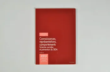 Agence Nationale de Recherches sur le Sida (ANRS) livre "Connaissances, représentations, comportements. Sciences sociales et prévention du SIDA" France 1994/11 2002.127.90 Photo Mucem