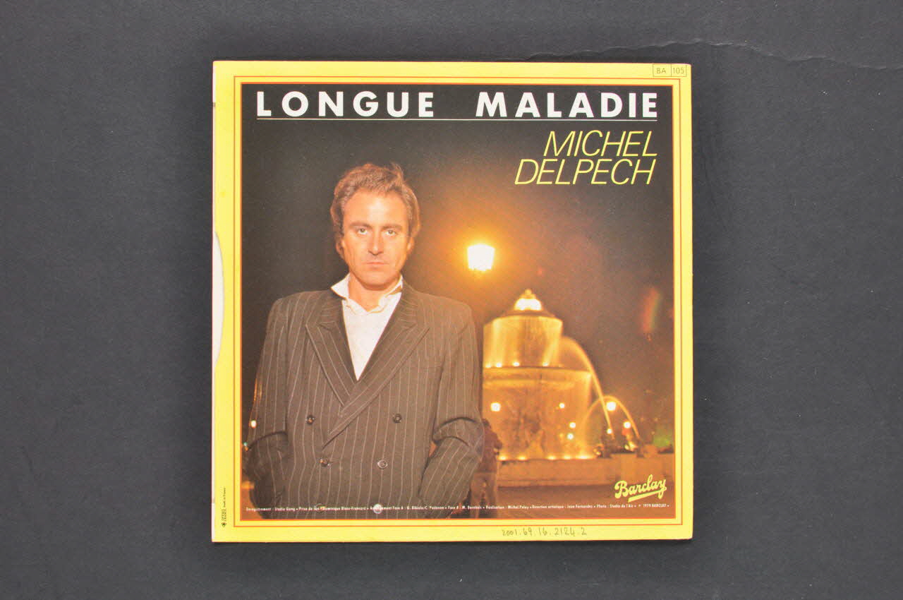 disque 45 tours Longue maladie 2001.69.16.2124.1-2 Photo Mucem