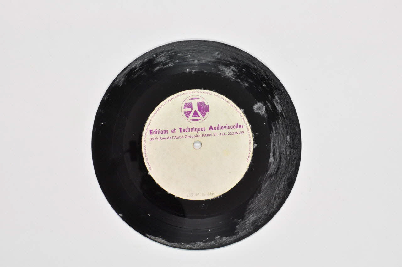 disque 45 tours 2001.69.16.2164 Photo Mucem