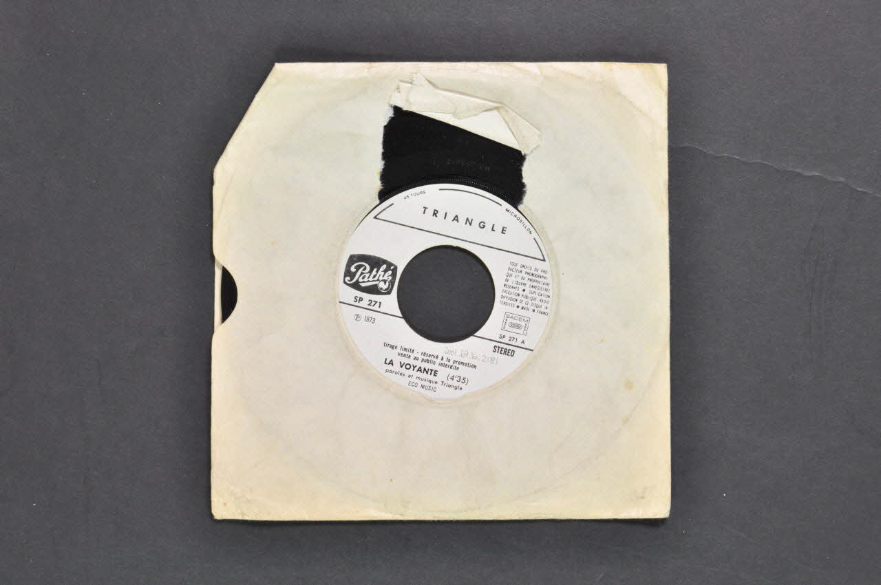 disque 45 tours La route infernale 2001.69.16.2181 Photo Mucem