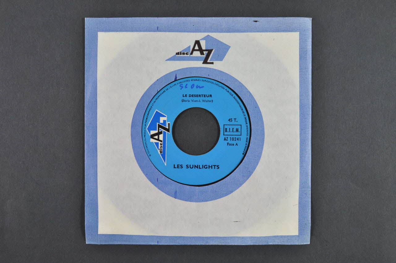 disque 45 tours Le galérien 2001.69.16.2194.1-2 Photo Mucem