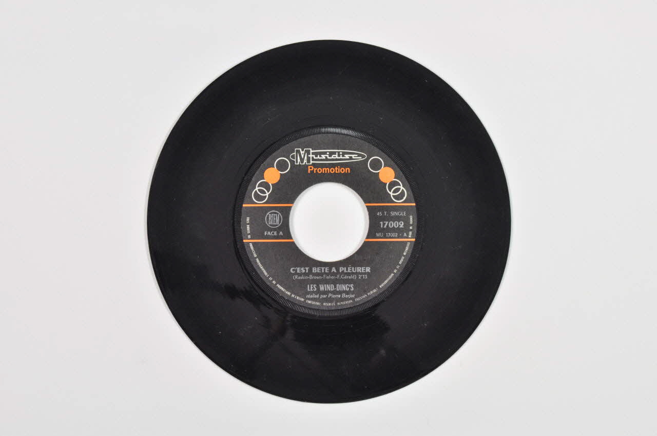 disque 45 tours C'est bête à pleurer 2001.69.16.2225 Photo Mucem