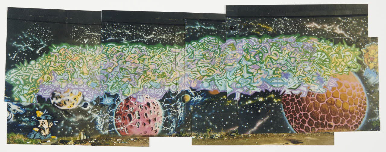 tirage photographique Mur graffé par Phase 2 2021.3.16 Photo Mucem / Marianne Kuhn