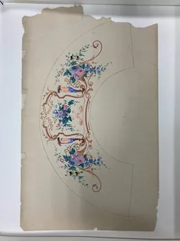 Véry Auguste dessin Projet d'éventail 1845-1855 1943.22.1  Photo