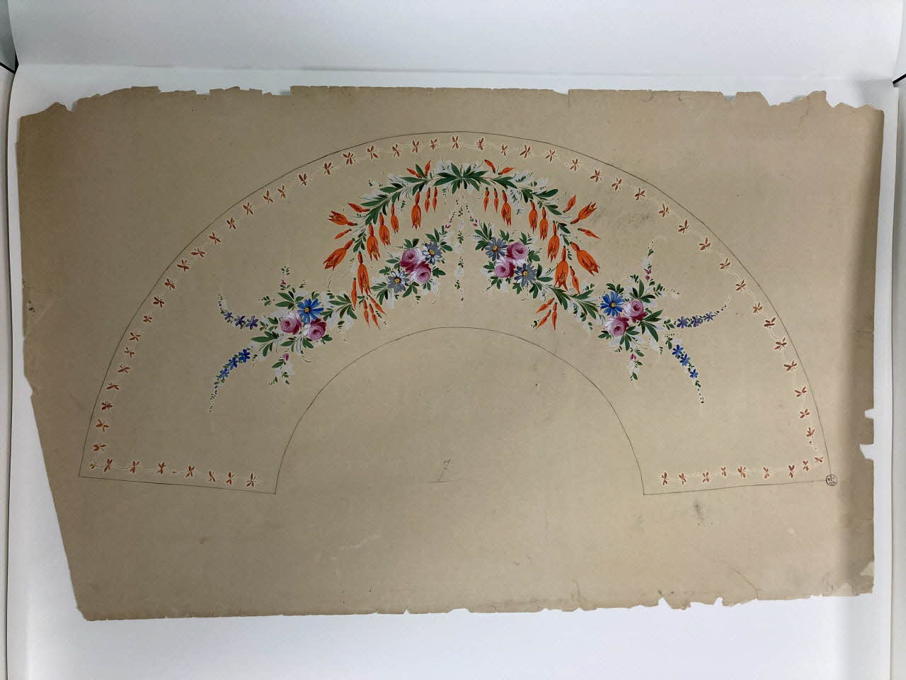 Véry Auguste dessin Projet d'éventail 1845-1855 1943.22.2 Photo