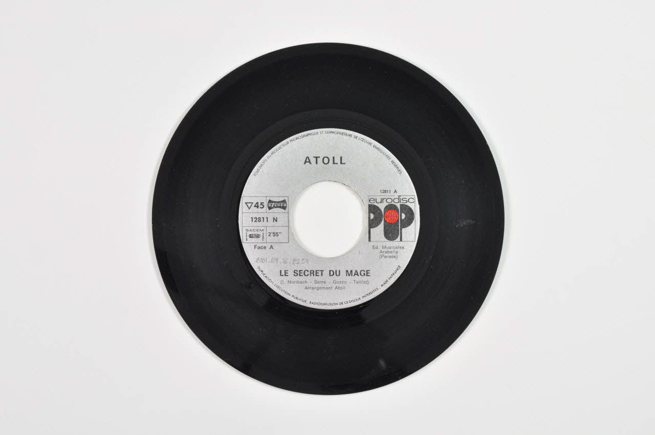 disque 45 tours Je fais un rêve 2001.69.16.2259 Photo Mucem