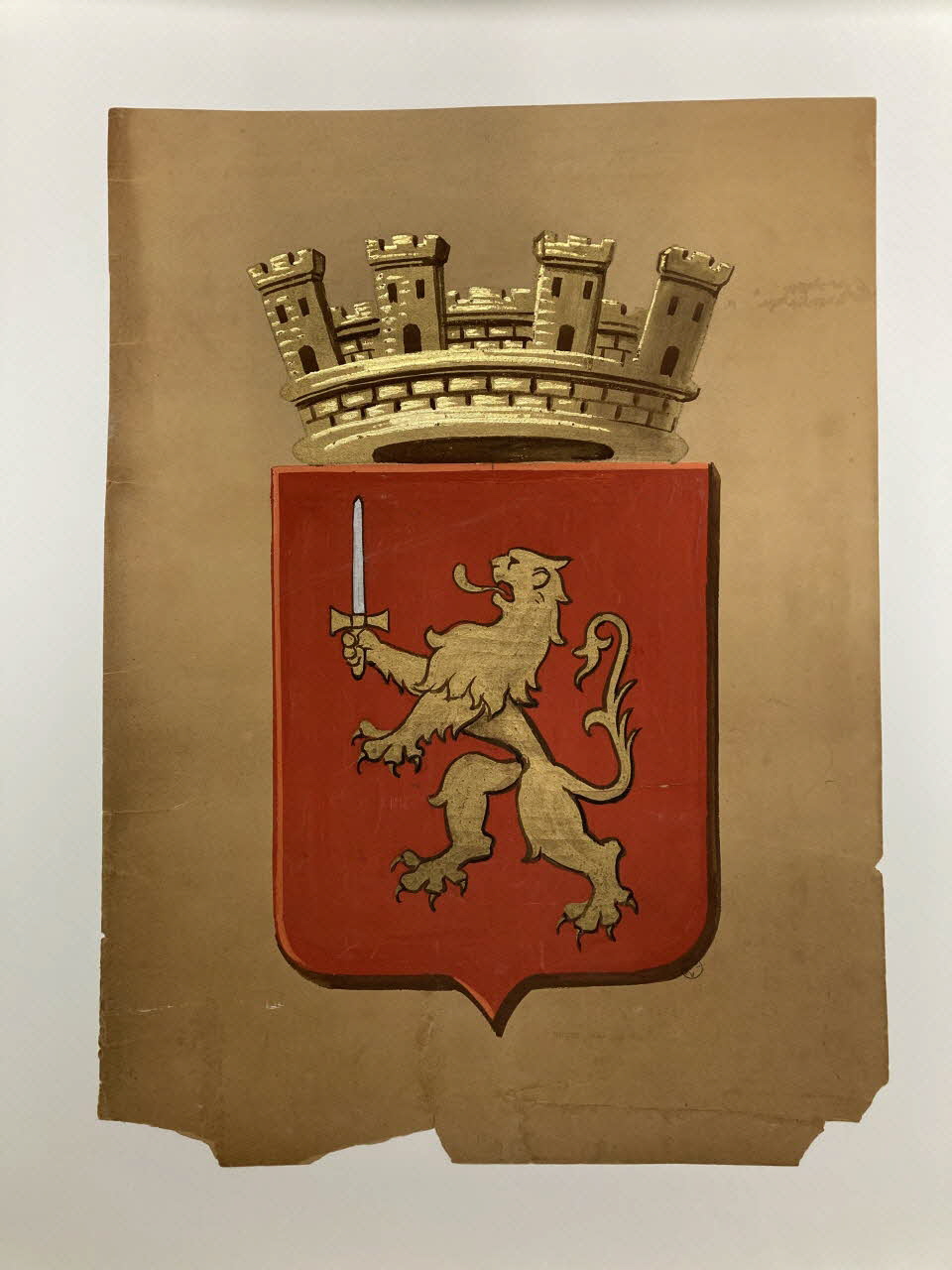 dessin Ecusson 1975.37.133 Photo