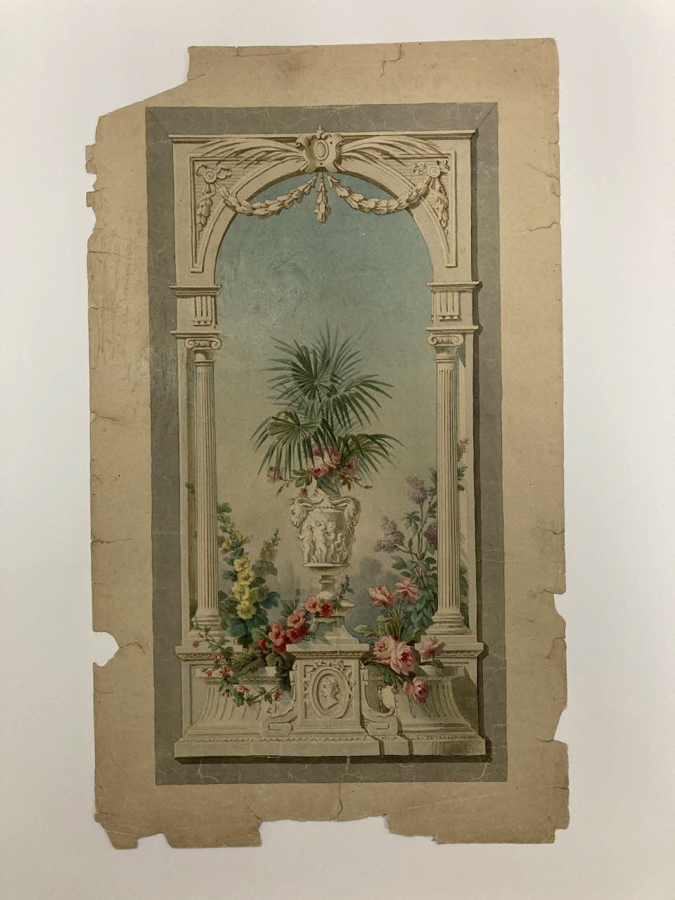 Dailland E. dessin Projet de store de boutique 1880 1975.46.36 Photo