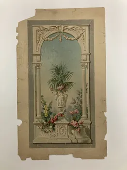 Dailland E. dessin Projet de store de boutique 1880 1975.46.36 Photo
